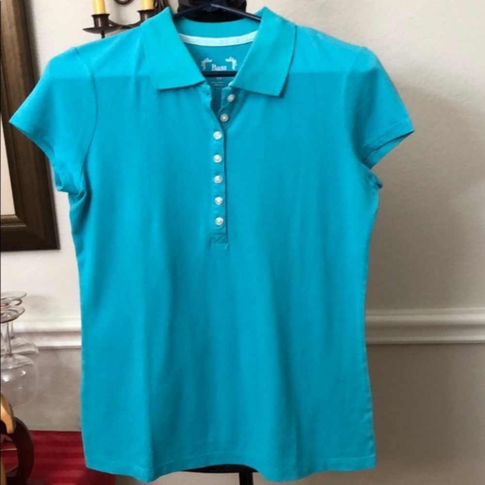 🌺  Bass polo turquoise shirt size XS